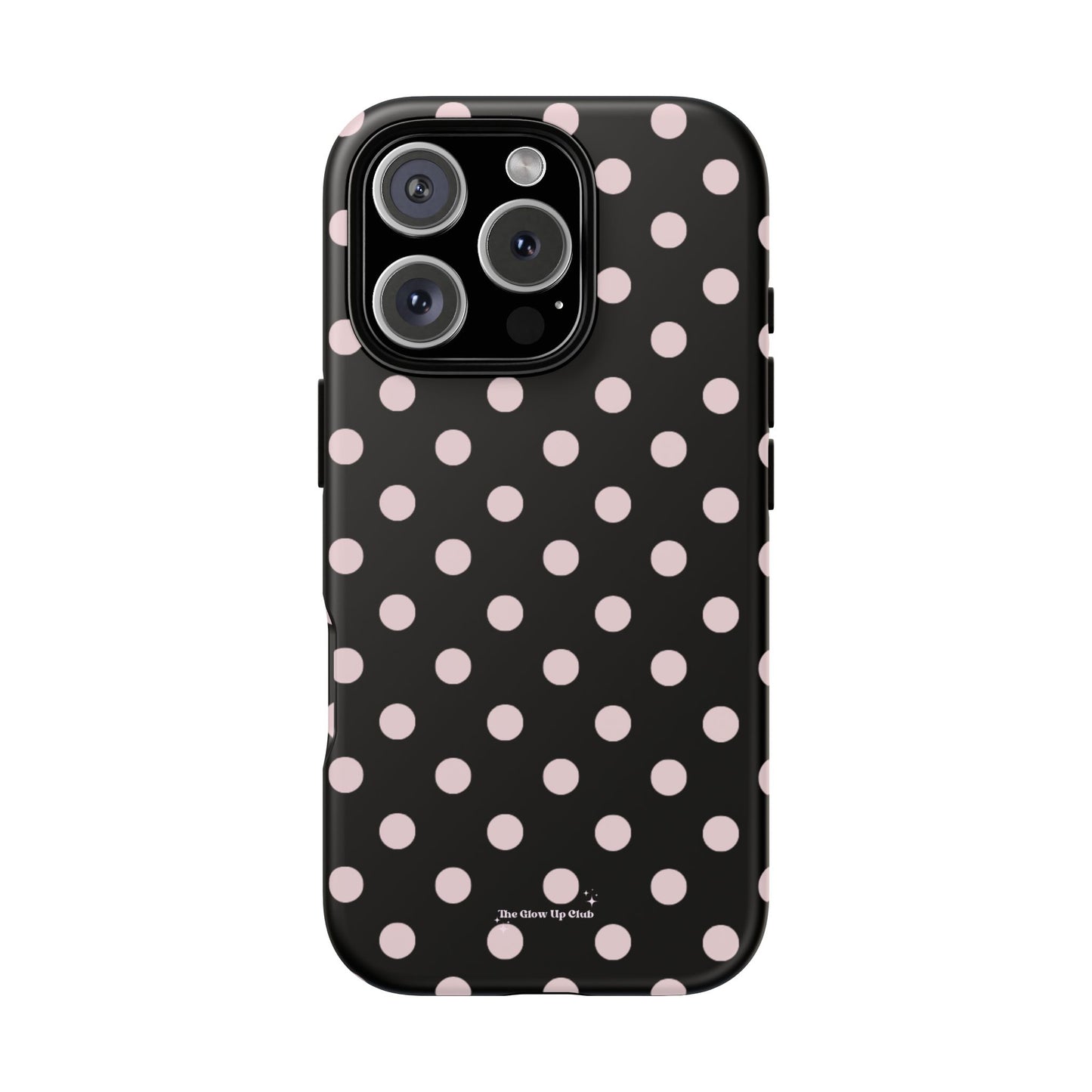 Black and pink dots - tough case