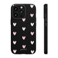 Black heart pattern - tough case