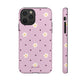 Flowers and dots pink - tough case