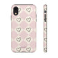 Pink heart checkers - tough case