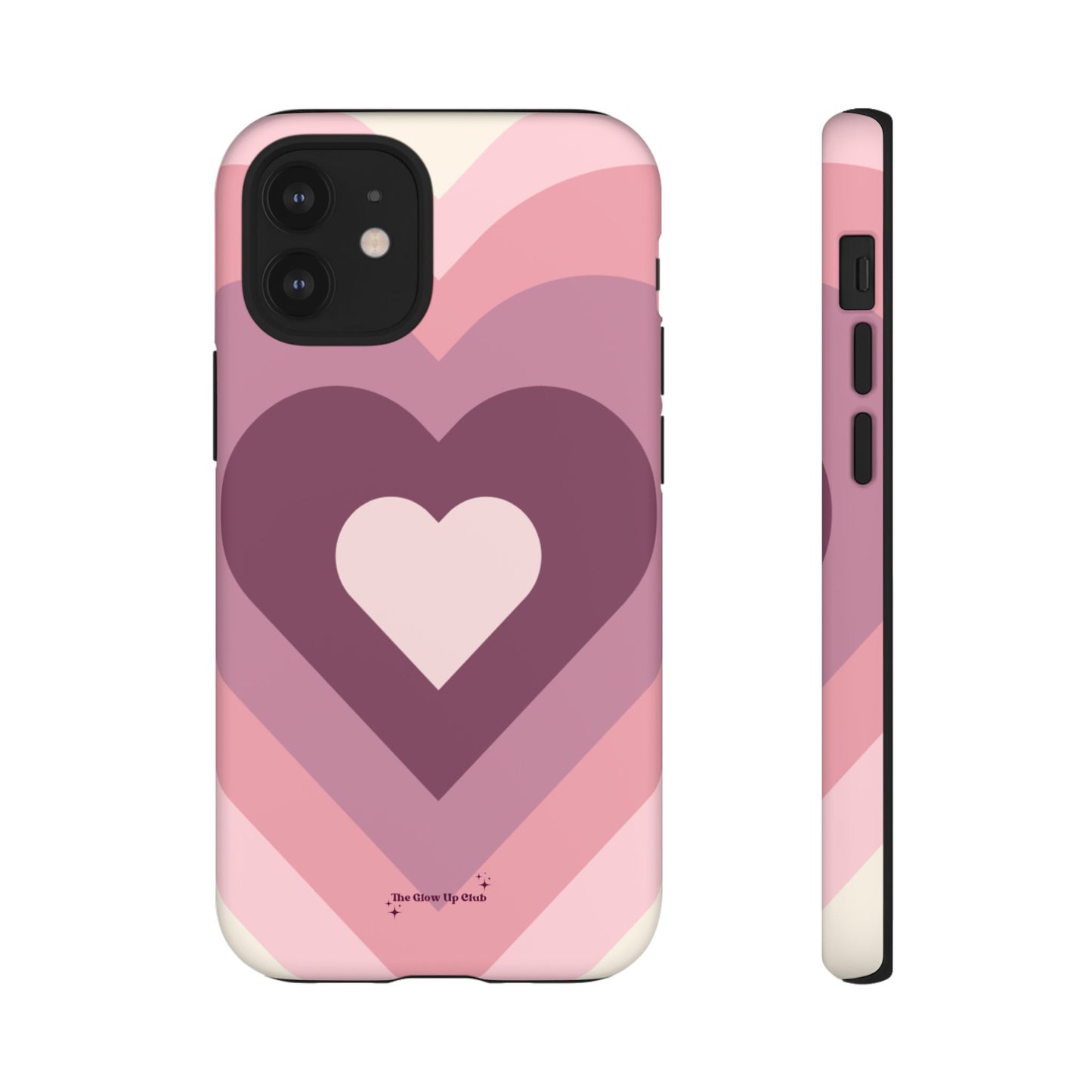 Heart layers pink - tough case