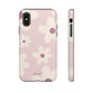 Floral pattern pink - tough case