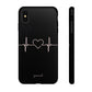 Heart line black - tough case