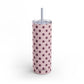 Pink purple dots Tumbler, 20oz