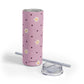 Flowers and dots pink Tumbler, 20oz