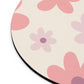 Mixed floral pattern - Round Small Mouse Pad