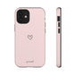 Minimalistic heart pink - tough case