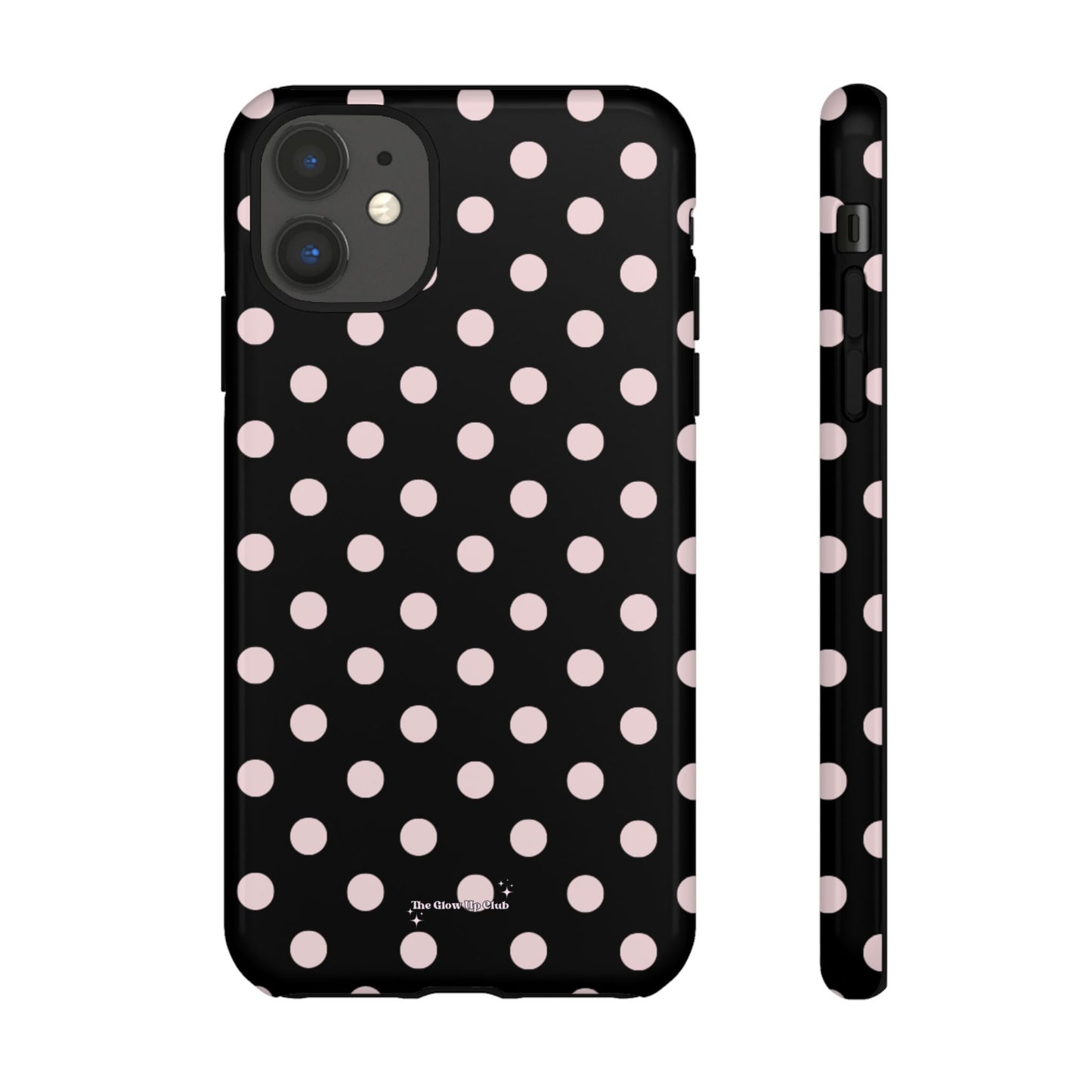 Black and pink dots - tough case