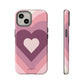 Heart layers pink - tough case