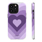 Heart layers purple - tough case