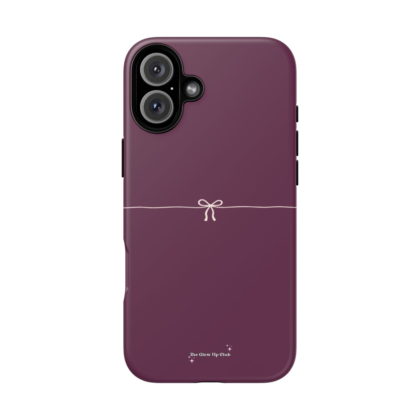 Simple ribbon burgundy - tough case