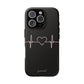 Heart line black - tough case