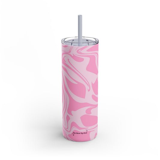 Pink abstract pattern Tumbler, 20oz