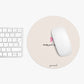 Lucky girl syndrome cream - Round Small Mouse Pad
