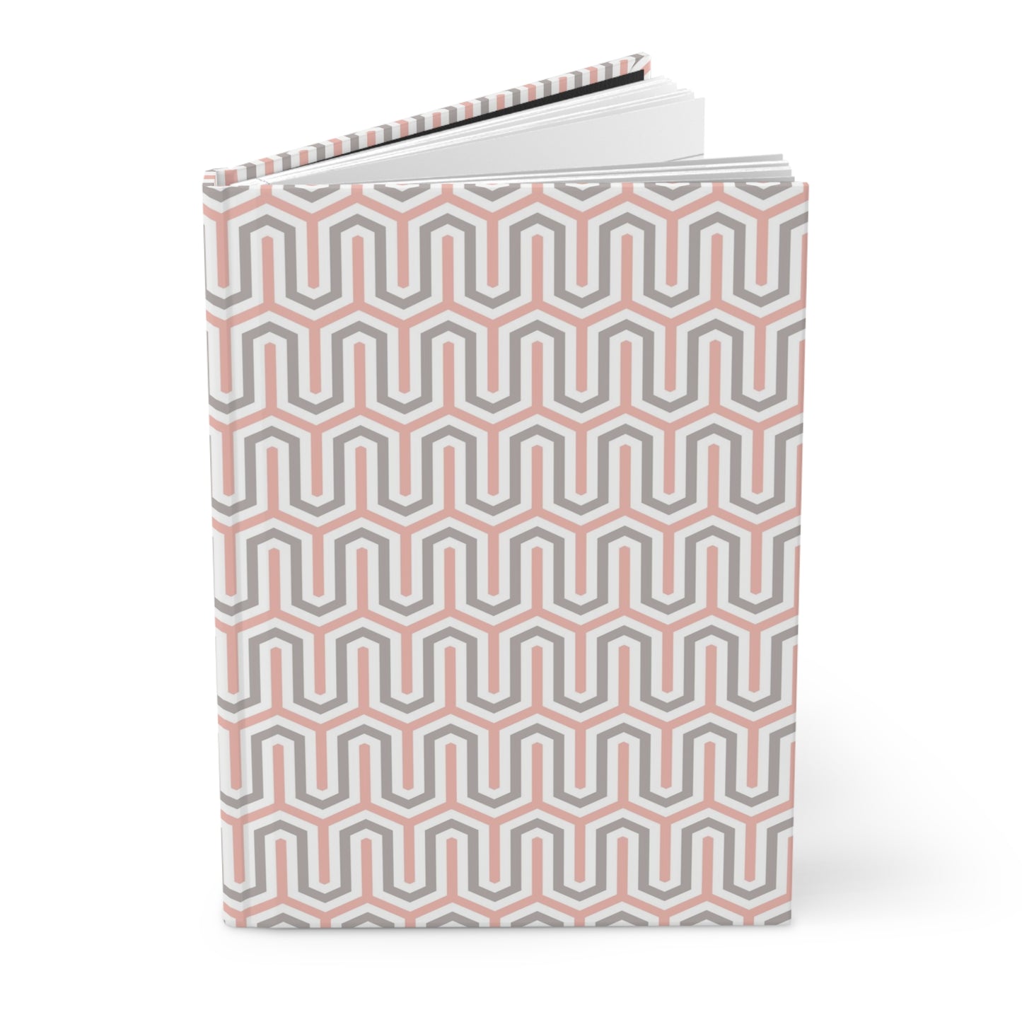 Pink grey pattern Journal