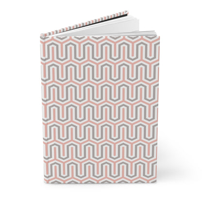 Pink grey pattern Journal