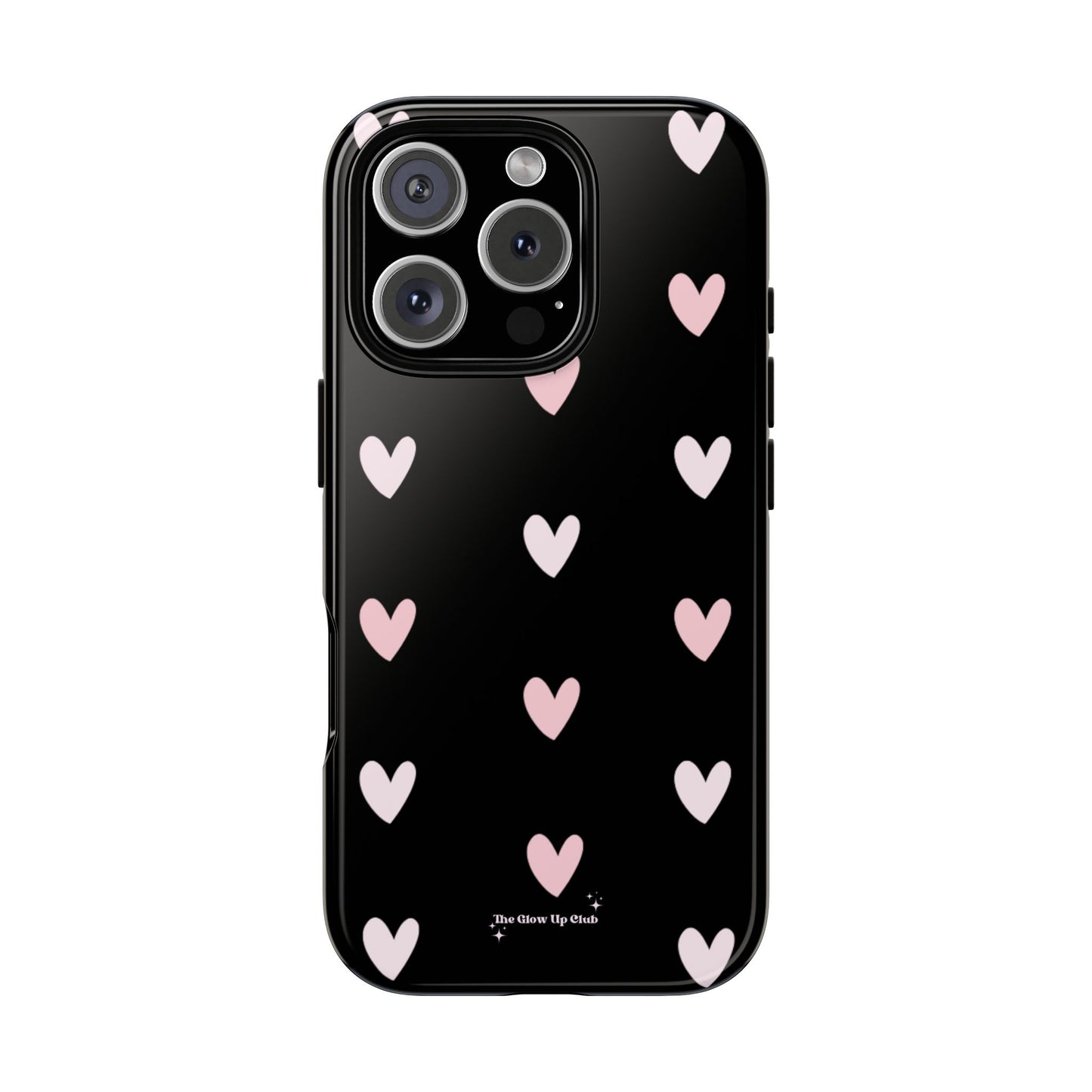 Black heart pattern - tough case