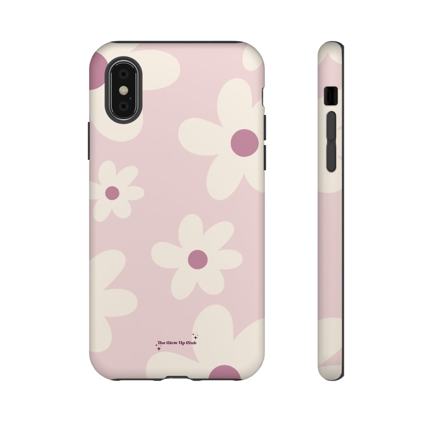 Floral pattern pink - tough case