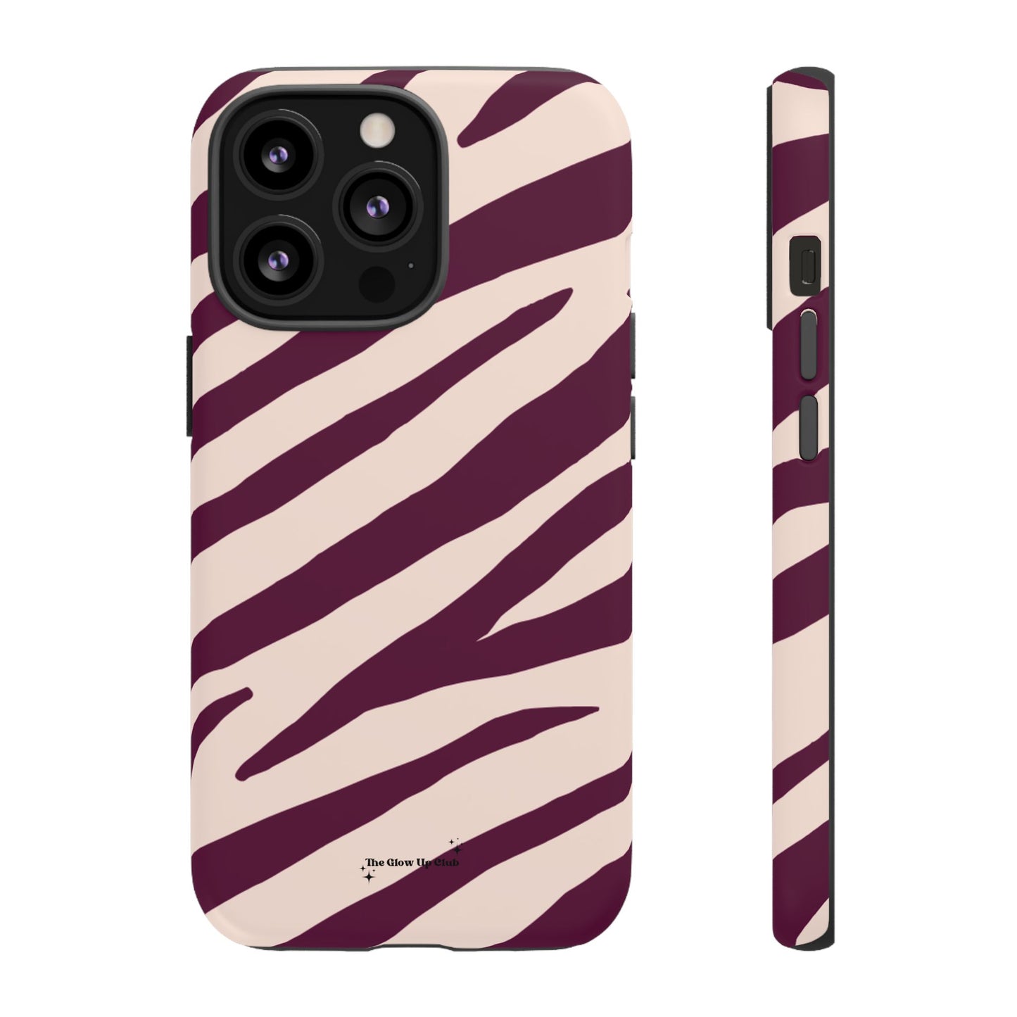 Zebra print cream - tough case