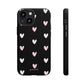 Black heart pattern - tough case