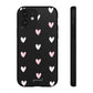 Black heart pattern - tough case