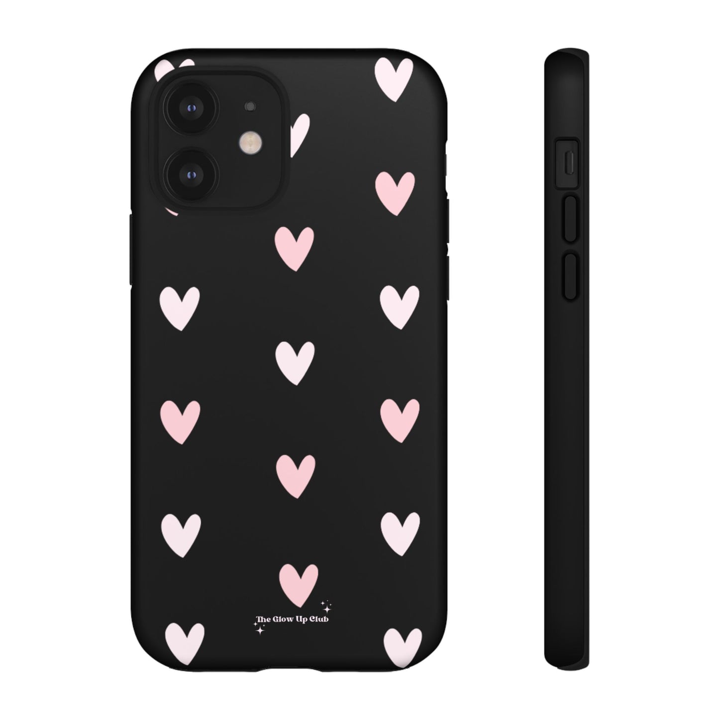 Black heart pattern - tough case