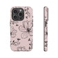 Realistic flowers pink - tough case