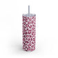 Leopard print double pink Tumbler, 20oz