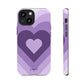 Heart layers purple - tough case