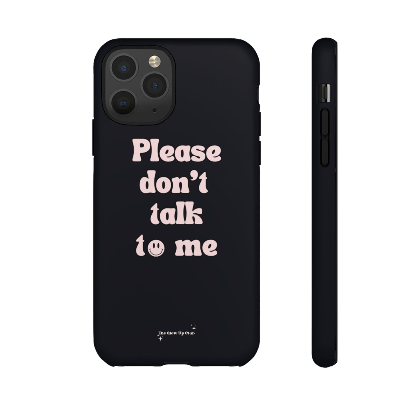 Please don't talk to me black - tough case