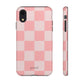 Pink orange checkers - tough case