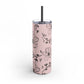 Realistic flowers pink Tumbler, 20oz