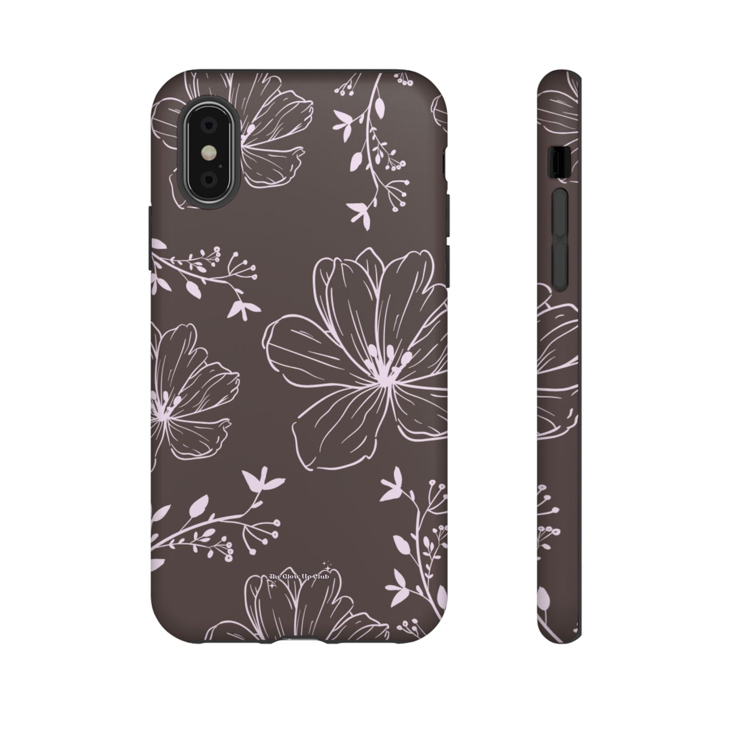 Realistic flowers grey - tough case