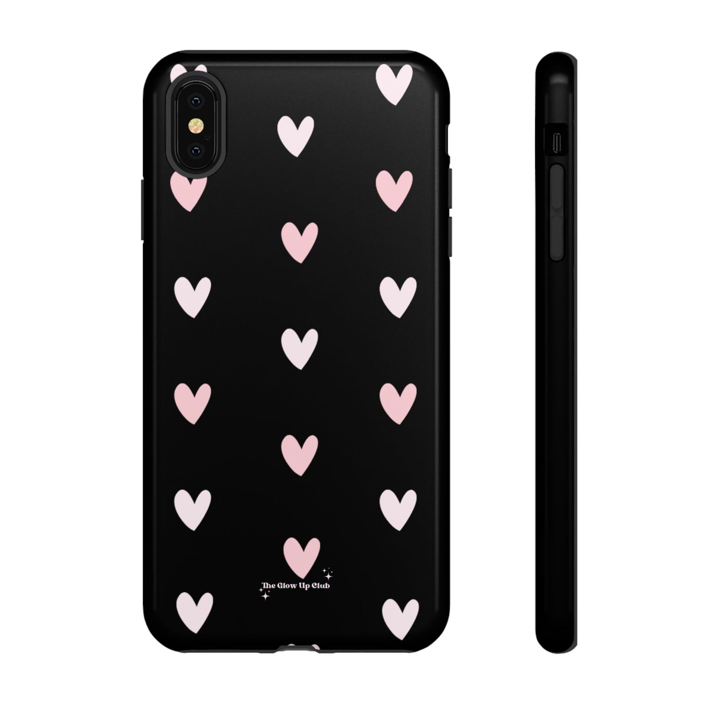 Black heart pattern - tough case