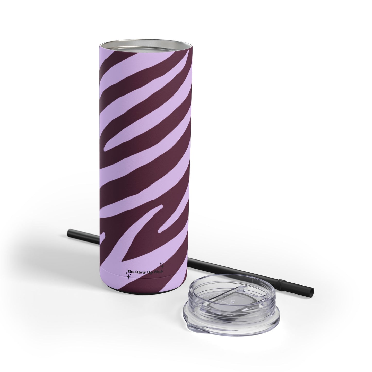 Zebra print purple Tumbler, 20oz