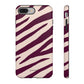 Zebra print cream - tough case