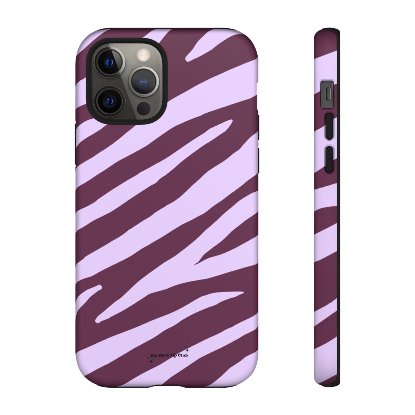 Zebra print purple - tough case