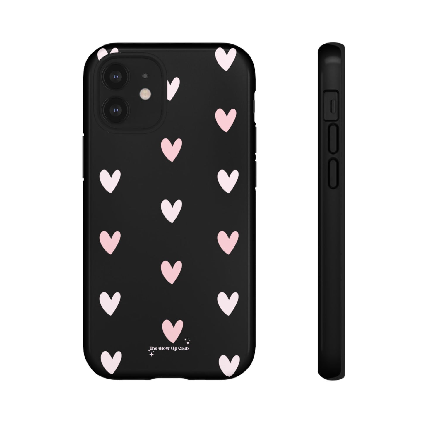 Black heart pattern - tough case