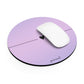 Pastel heart purple - Round Small Mouse Pad