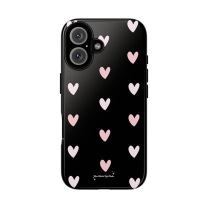 Black heart pattern - tough case