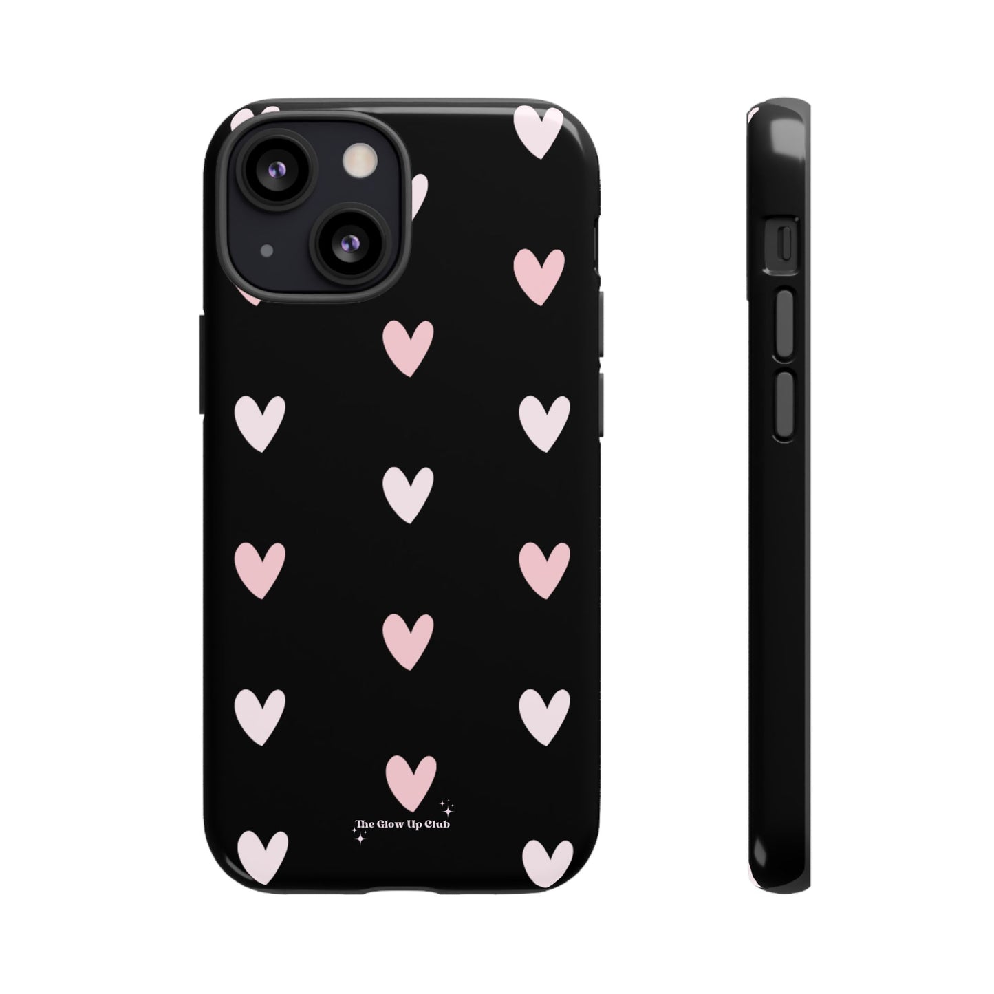 Black heart pattern - tough case