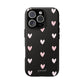 Black heart pattern - tough case