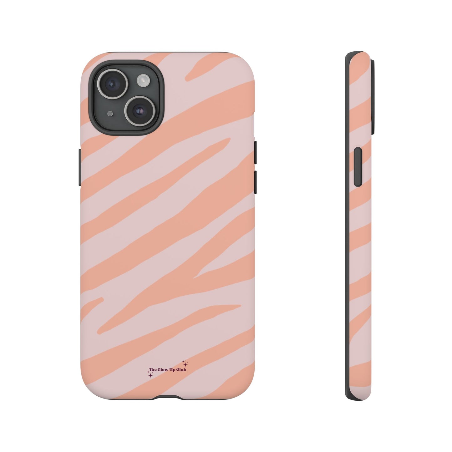 Zebra print orange - tough case