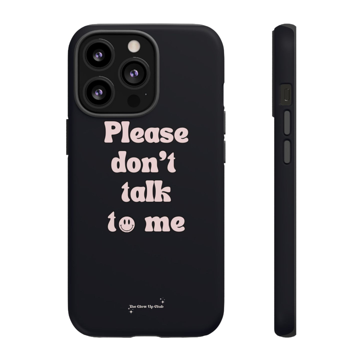 Please don't talk to me black - tough case