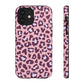 Leopard print pink purple - tough case