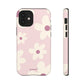 Floral pattern pink - tough case