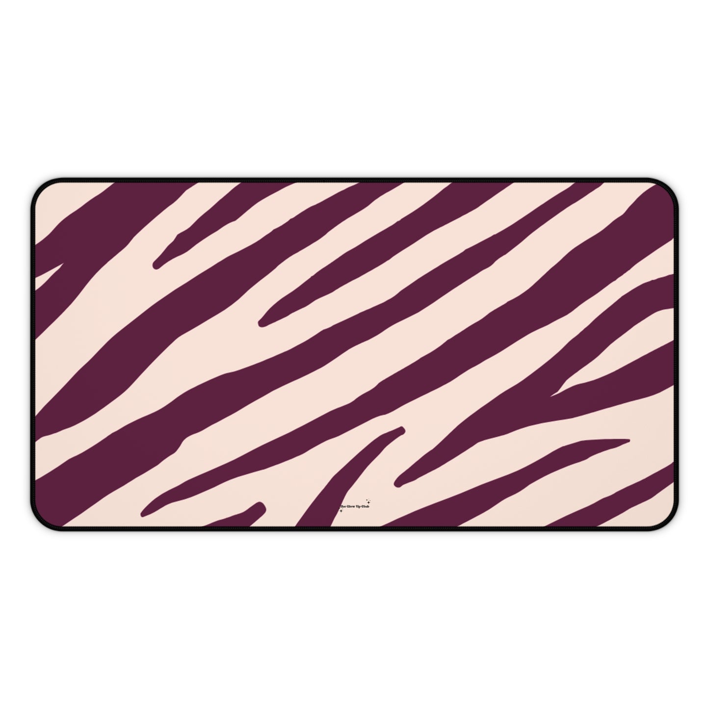 Zebra print cream - Desk Mat