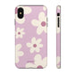 Floral pattern purple - tough case