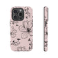 Realistic flowers pink - tough case