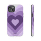 Heart layers purple - tough case